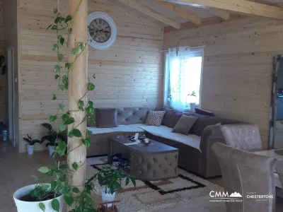 Wooden house in Lustica